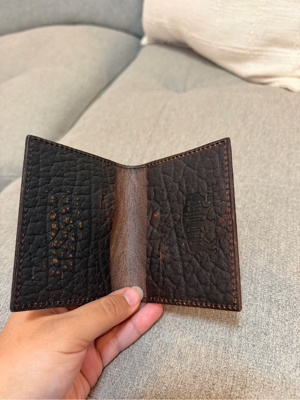 Red Dirt Hat Co Leather Bifold Card Case And Wallet - Picture 2 of 5